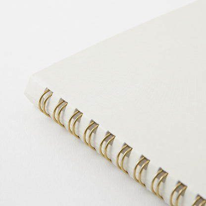 White Dot Grid Ring A5 Notebook · Midori