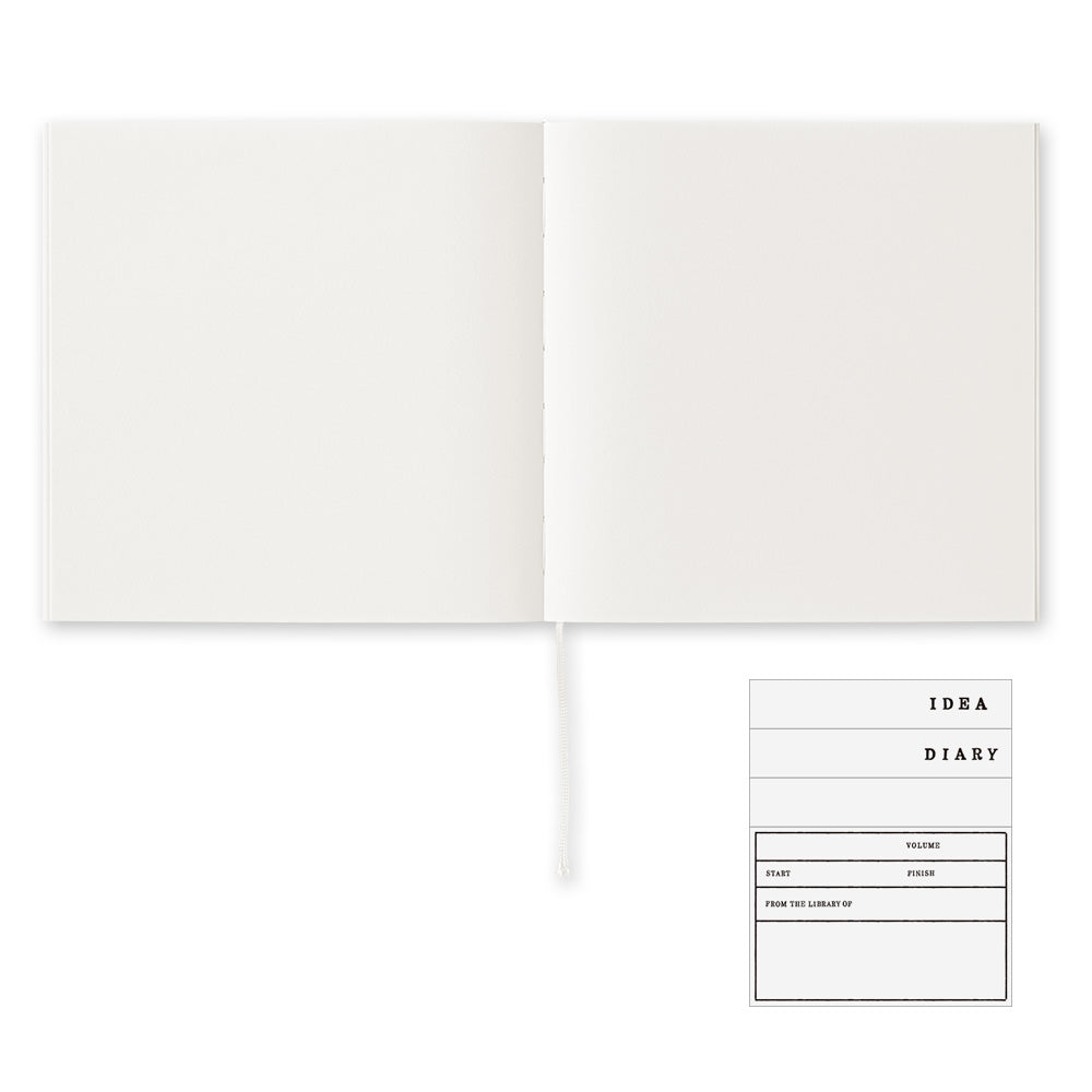 A5 Square Cotton Blank MD Notebook