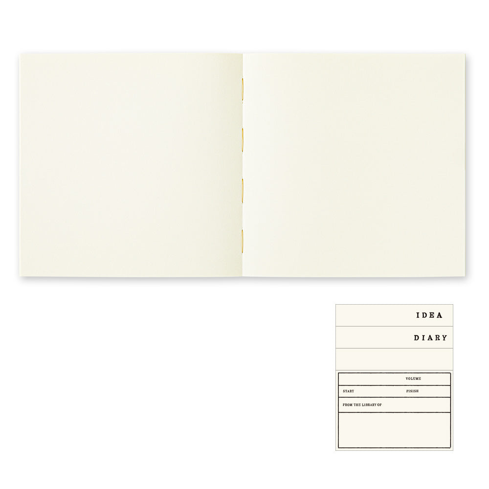 A5 Square Thick Blank MD Notebook