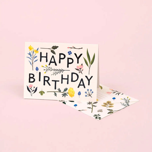 Plant Variety Ivory Birthday Card  · Clap Clap