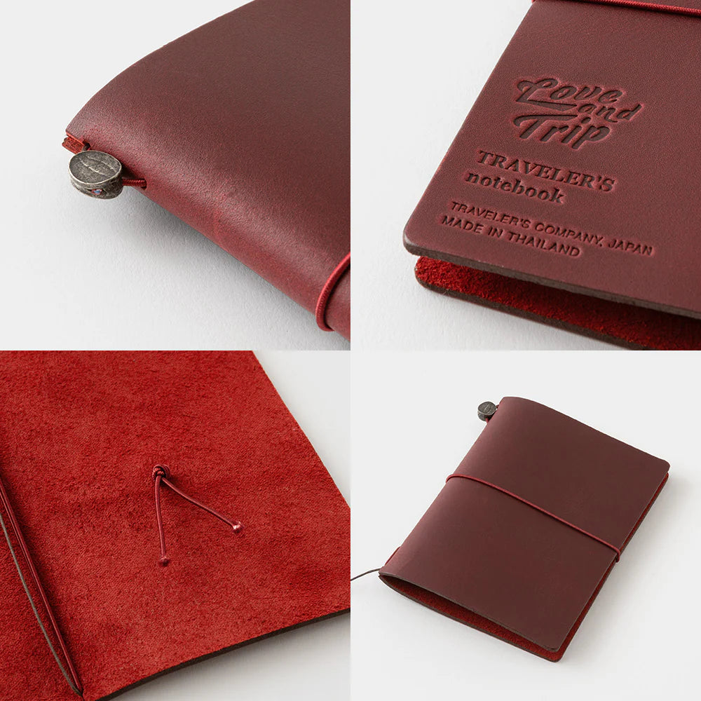 TRAVELER'S Notebook LOVE AND TRIP / Red (Passport Size)