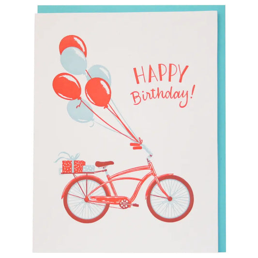 Birthday Bike Card · Smudge Ink