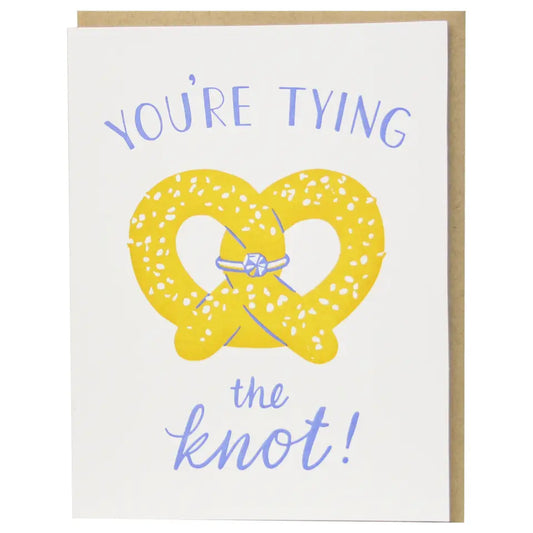 Pretzel Engagement Card · Smudge Ink