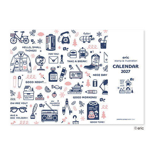eric small things 2027 Wall Hanging Calendar