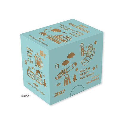 2027 eric small things Mini Daily Calendar