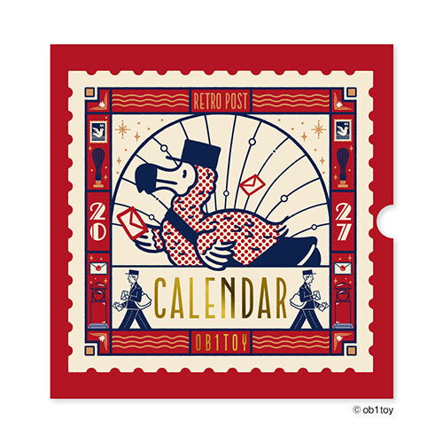 2027 ob1toy Wall Hanging Calendar