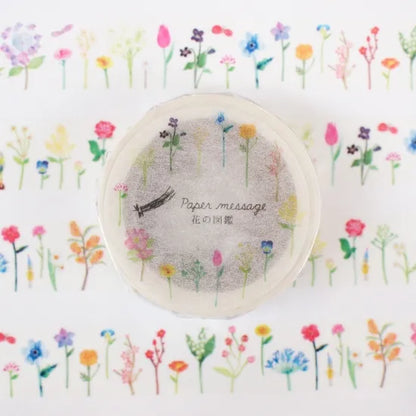 Flower Encyclopedia Washi Tape · Paper Message