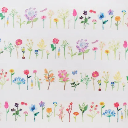 Flower Encyclopedia Washi Tape · Paper Message