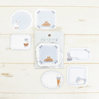Tobimatsu Shoichiro Blue Favorite Flake Sticky Notes · Papier Platz