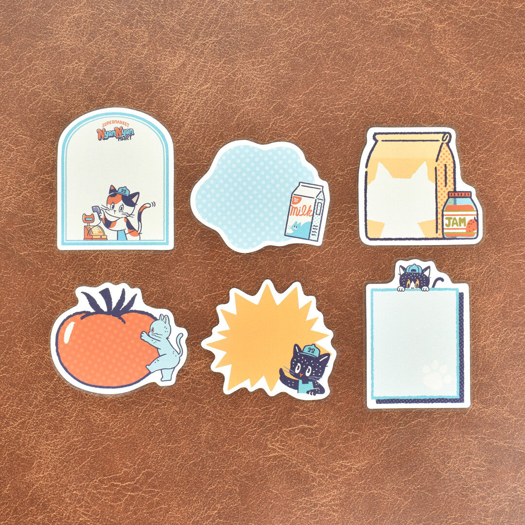 ob1toy Wednesday NyanNyan Mart Flake Sticky Notes · Papier Platz