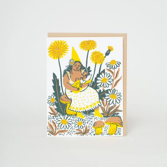 Dandelion Baby Card · Phoebe Wahl & Egg Press