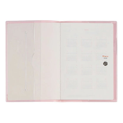 Rollbahn 2026 Beige Pony Monthly Planner Pocket Book 《A6》