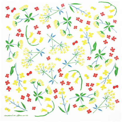 Sunny Flower / Midori Asano Handkerchief · Cozyca