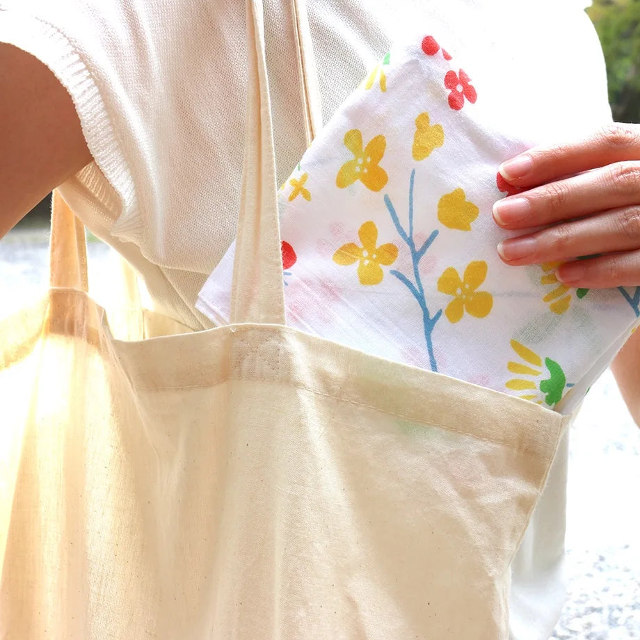 Sunny Flower / Midori Asano Handkerchief · Cozyca