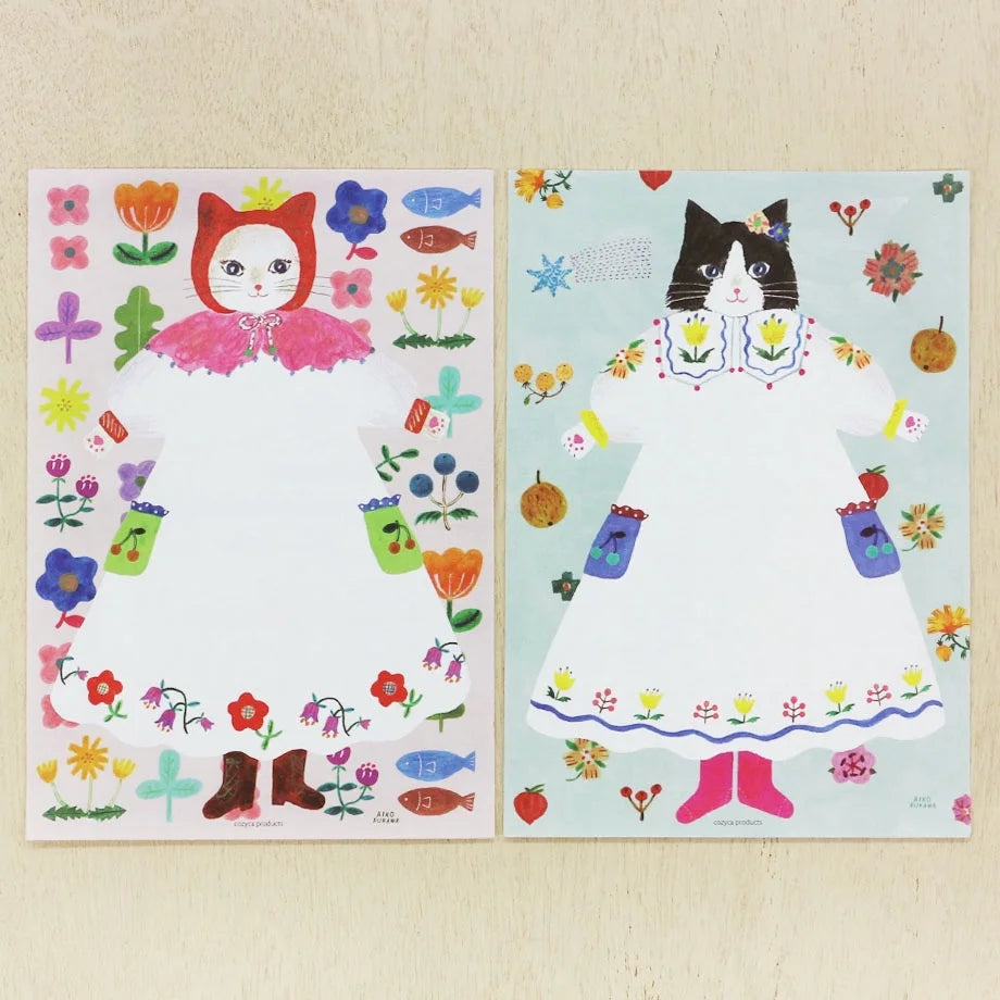 Cat and Onepiece / Aiko Fukawa Letter Pad · Cozyca