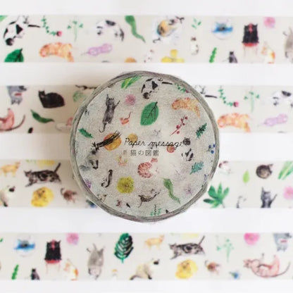 Cat Encyclopedia Washi Tape · Paper Message