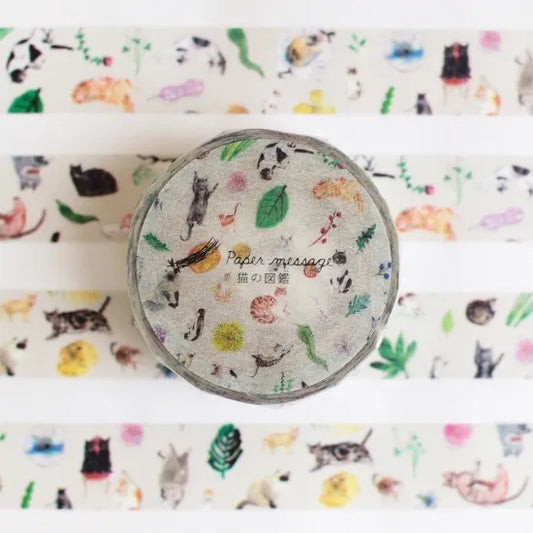 Cat Encyclopedia Washi Tape · Paper Message