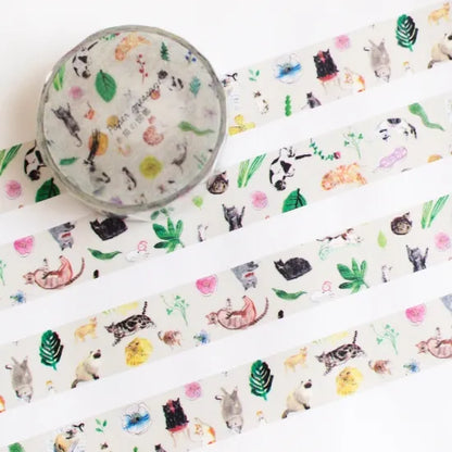 Cat Encyclopedia Washi Tape · Paper Message
