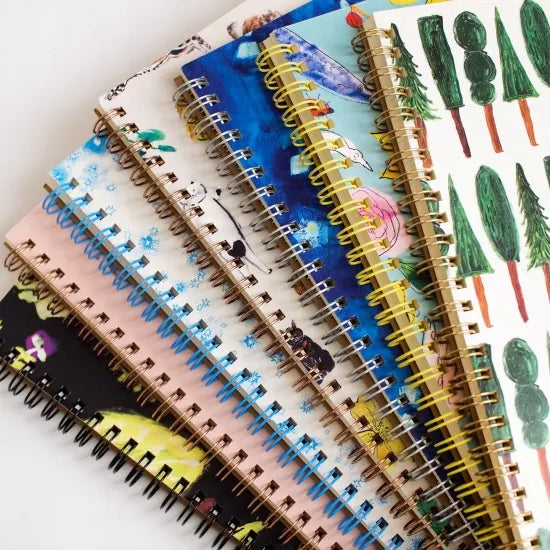 Tiger and Trees B5 Ring Notebook · Paper Message