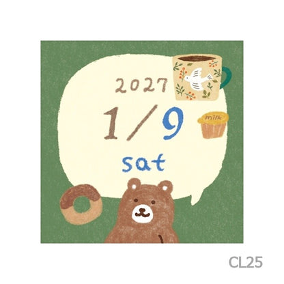 2027 Speech Bubbles Mini Calendar · Furukawashiko