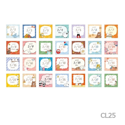 2027 Speech Bubbles Mini Calendar · Furukawashiko
