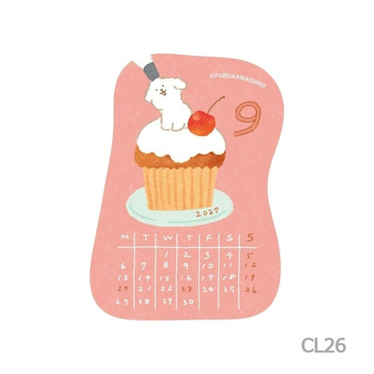 2027 Furukawa Sticker Calendar · Furukawashiko