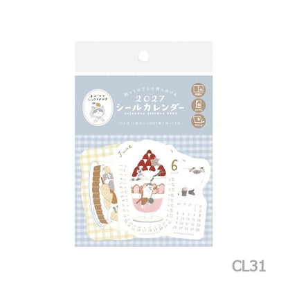 2027 Shoichiro Tobimatsu Sticker Calendar · Furukawashiko