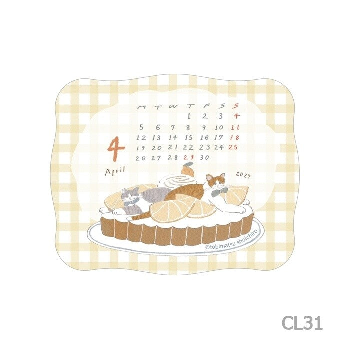 2027 Shoichiro Tobimatsu Sticker Calendar · Furukawashiko