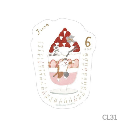 2027 Shoichiro Tobimatsu Sticker Calendar · Furukawashiko