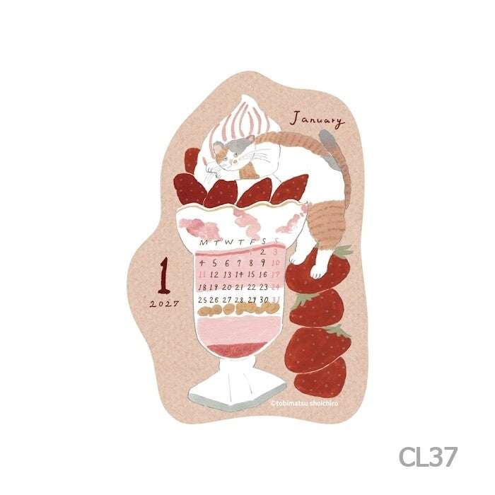 2027 Shoichiro Tobimatsu Die-Cut Calendar · Furukawashiko