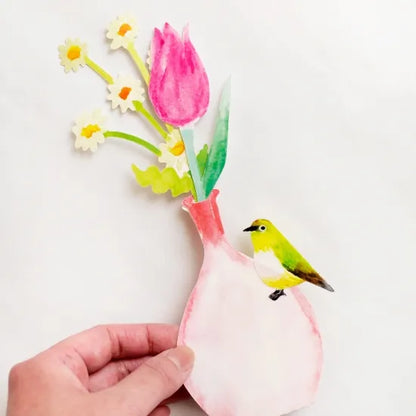 Vase Card · Paper Message