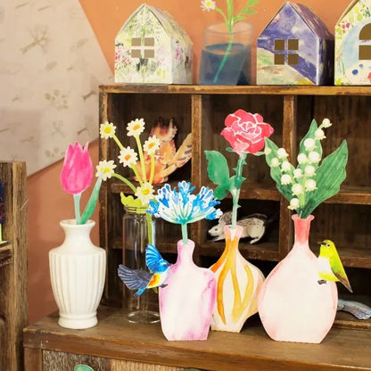 Vase Card · Paper Message