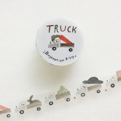 Truck / Necktie Clear Tape · Cozyca