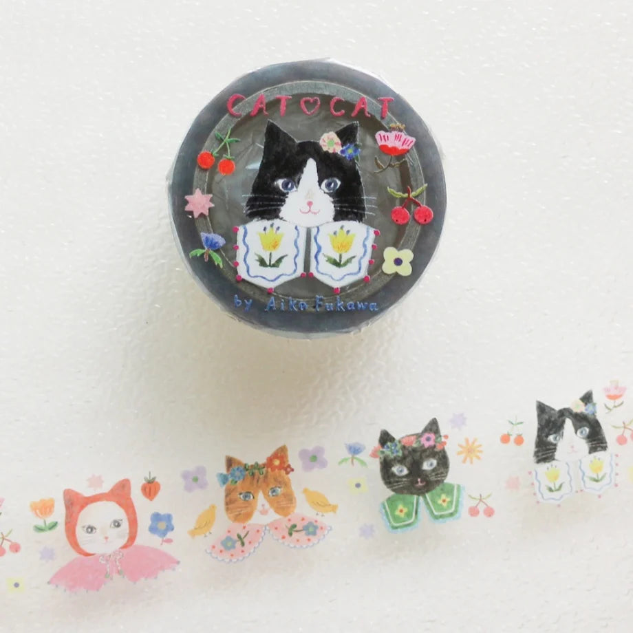 Cat Cat / Aiko Fukawa Clear Tape · Cozyca