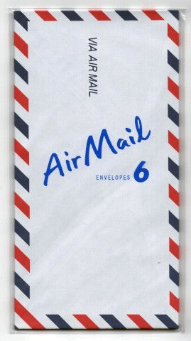 Air Mail Envelope Set of 6