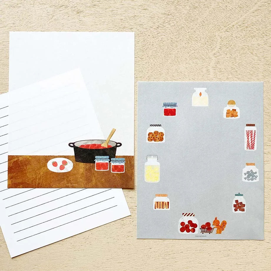 Seasonal Jar Letter Set / Mariko Fukuoka · Cozyca