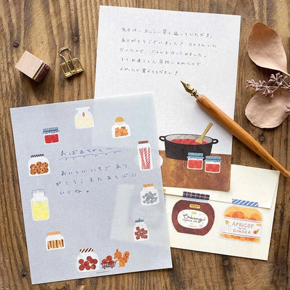 Seasonal Jar Letter Set / Mariko Fukuoka · Cozyca