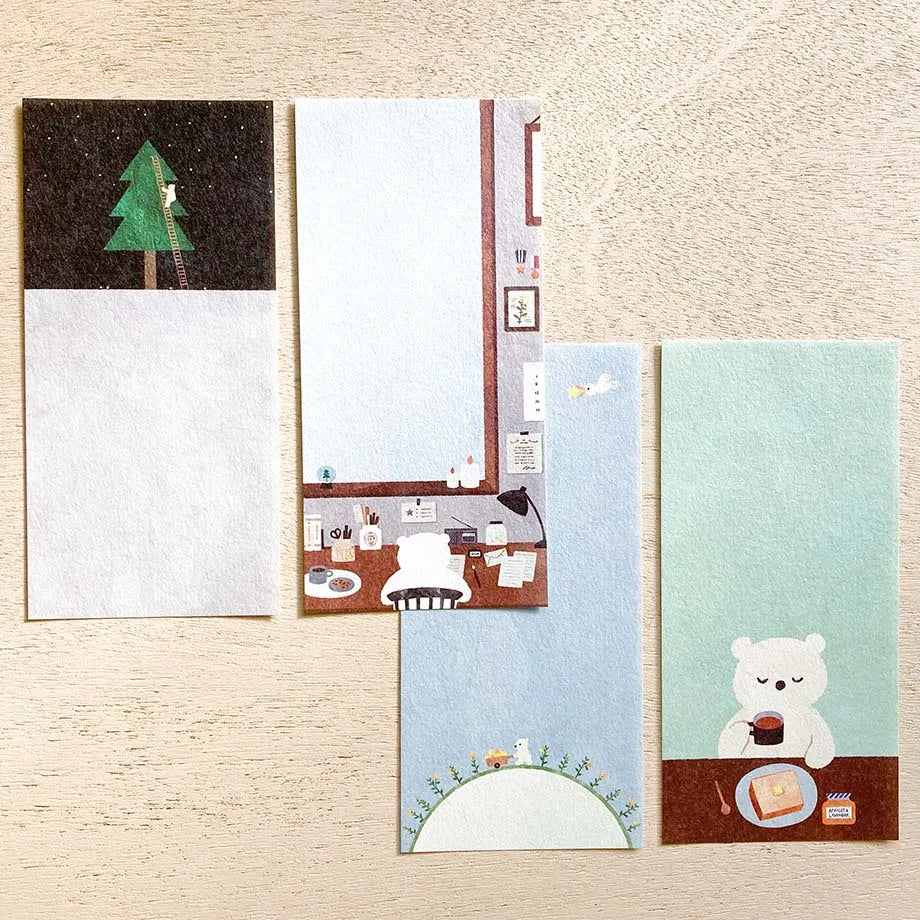 Hoshi Kuma / Mariko Fukuoka One-line Note Pad · Cozyca