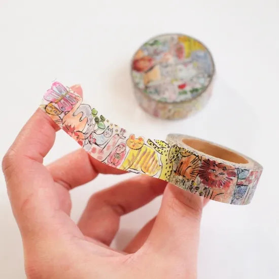 Sleeping Forest Washi Tape · Paper Message