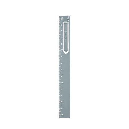 15cm Aluminum Ruler With Clip · Kutsuwa