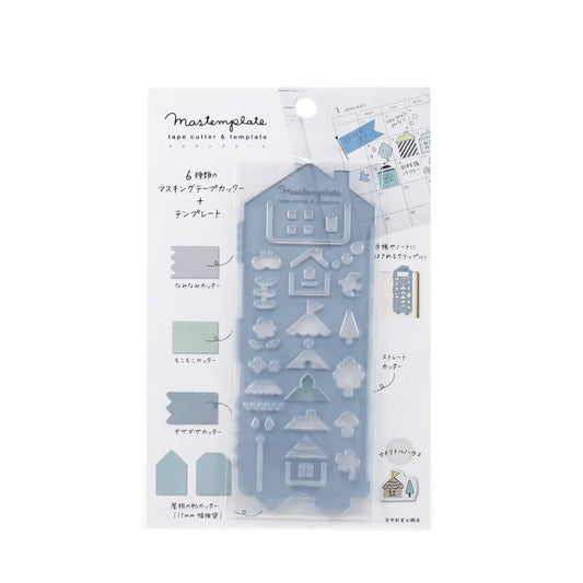 House Mastemplate Tape Cutter & Stencil · Kutsuwa