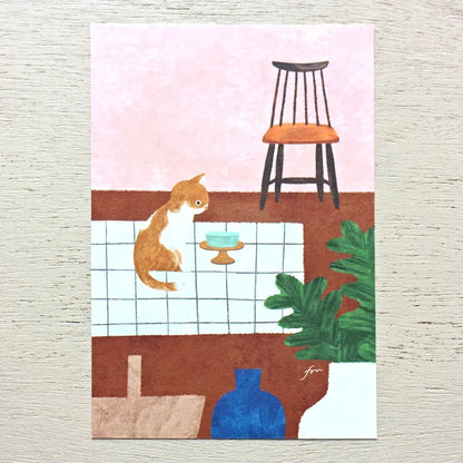 Meow Postcard Set | Mariko Fukuoka · Cozyca