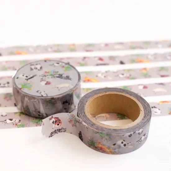 Cats and Bouquets Washi Tape · Paper Message