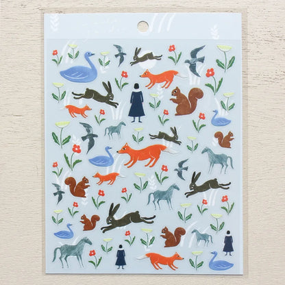 Garden / Nishi Shuku Stickers · Cozyca