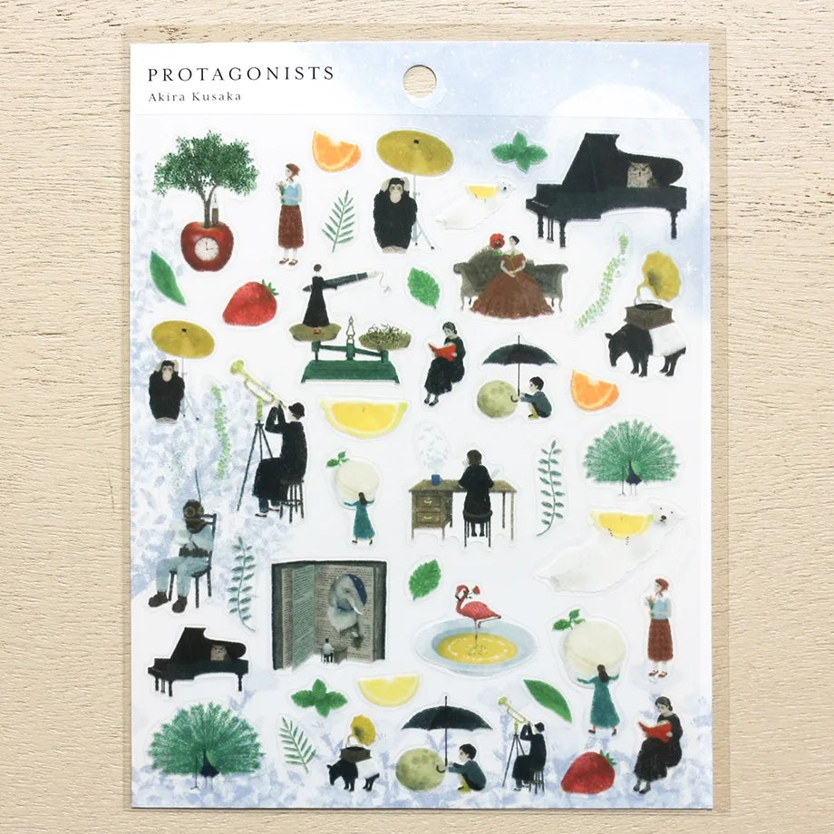 Protaginists II / Akira Kusaka Stickers · Cozyca