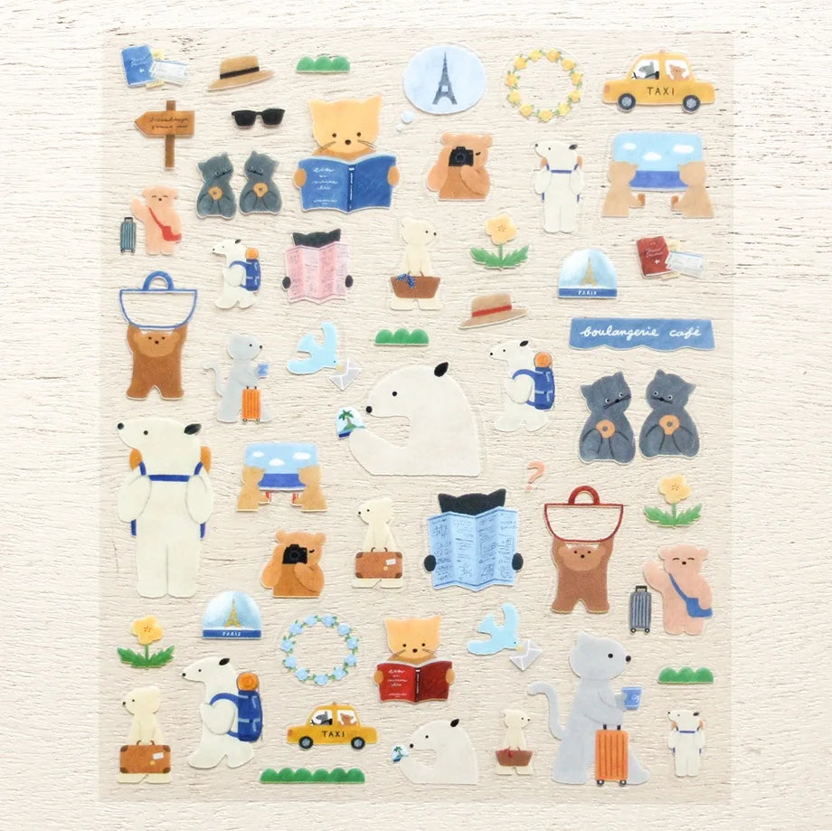 Let's Go on a Trip! / Mariko Fukuoka Stickers · Cozyca