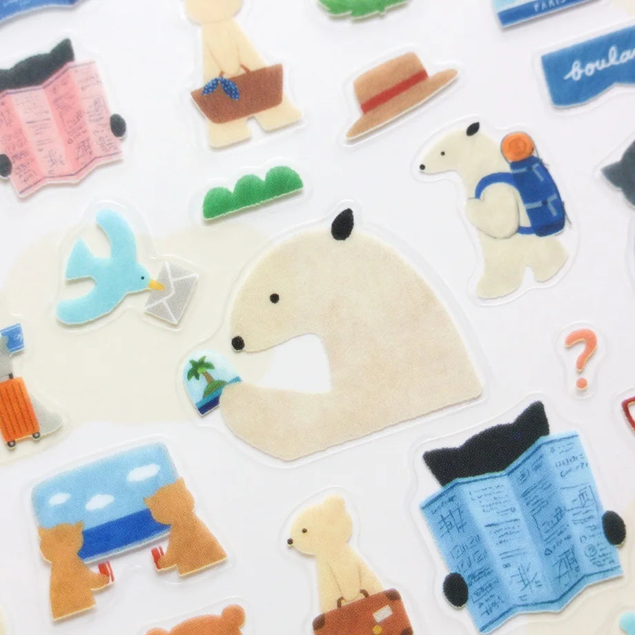 Let's Go on a Trip! / Mariko Fukuoka Stickers · Cozyca