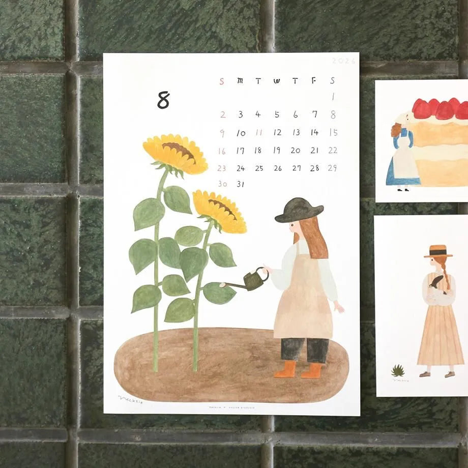 Necktie 2026 Calendar · Cozyca