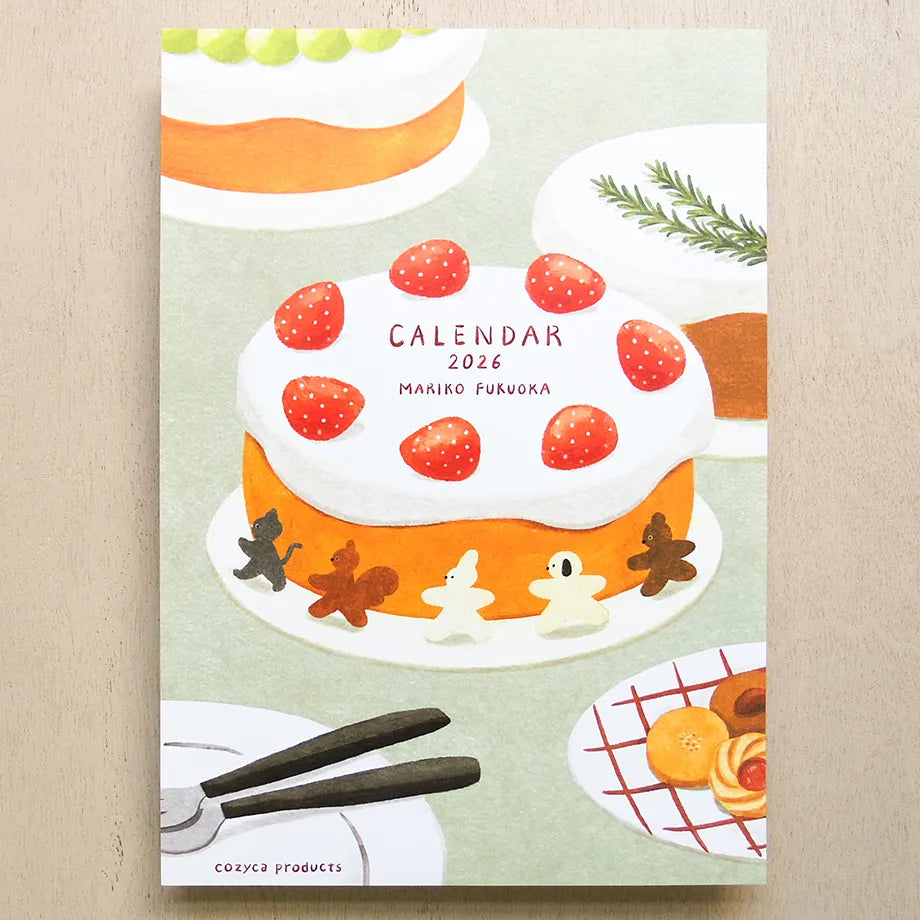 Mariko Fukuoka 2026 Calendar · Cozyca