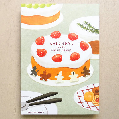 Mariko Fukuoka 2026 Calendar · Cozyca